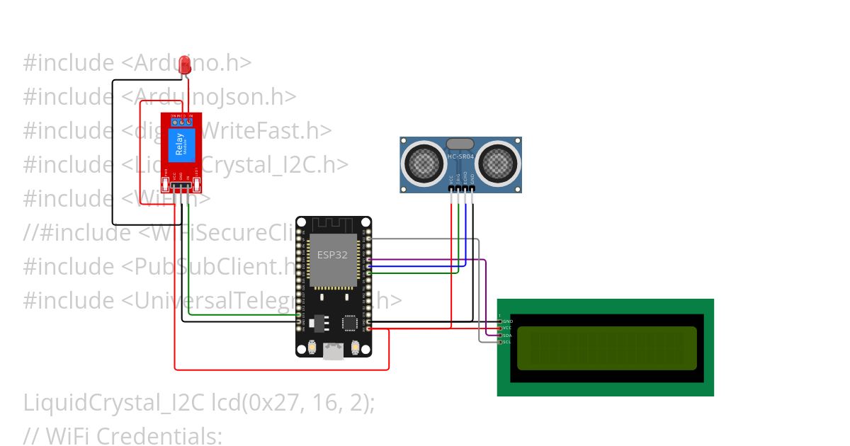 Home Water Tank System MQTT BOT simulation