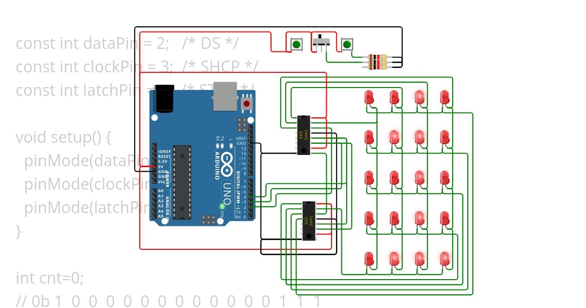 WSMB2024TEST CUBAAN 2 IC74595 simulation