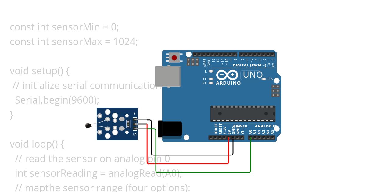 flame sensor(dont think correct) simulation