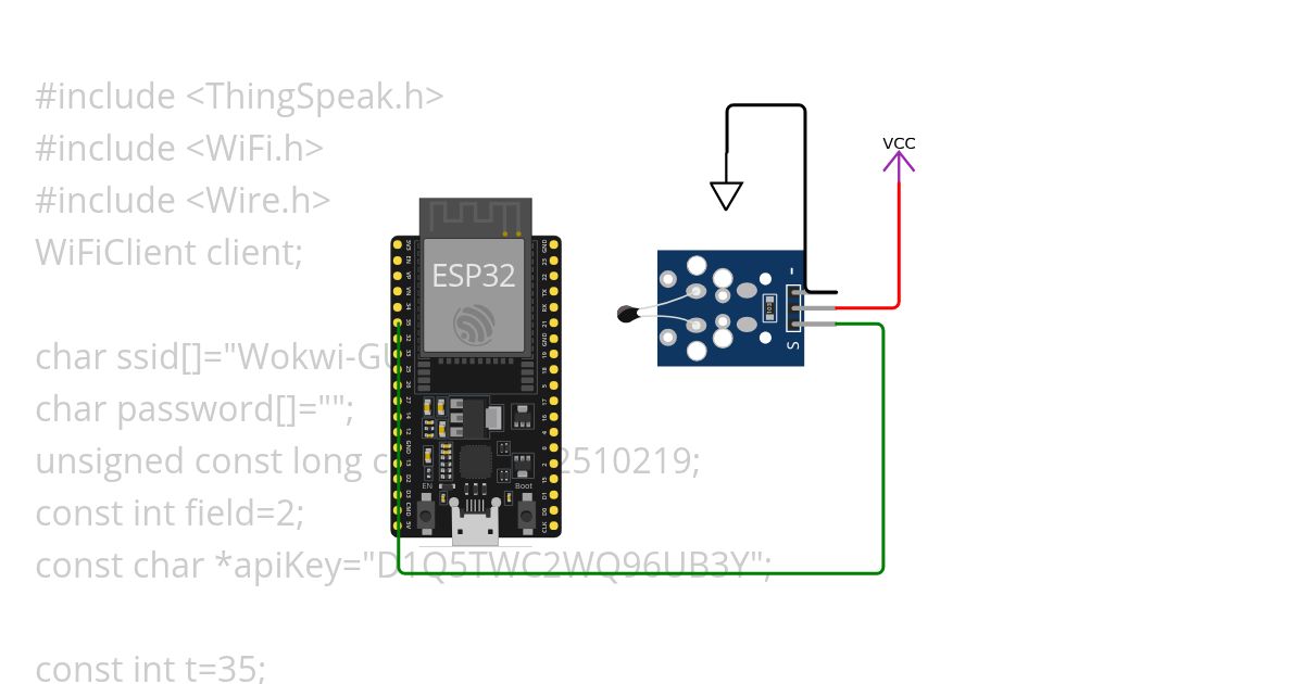 Wifi with temperature simulation