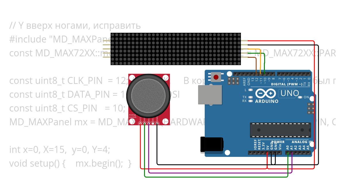 new 32 joystick, (только Y_наоборот) simulation