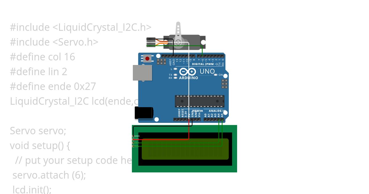 braco que mexe e uma tela vea que fala camaro simulation