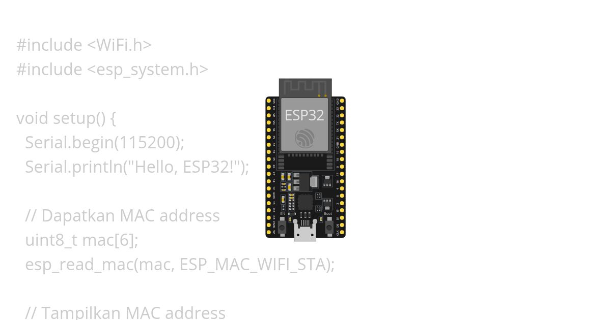 mac address wifi simulation