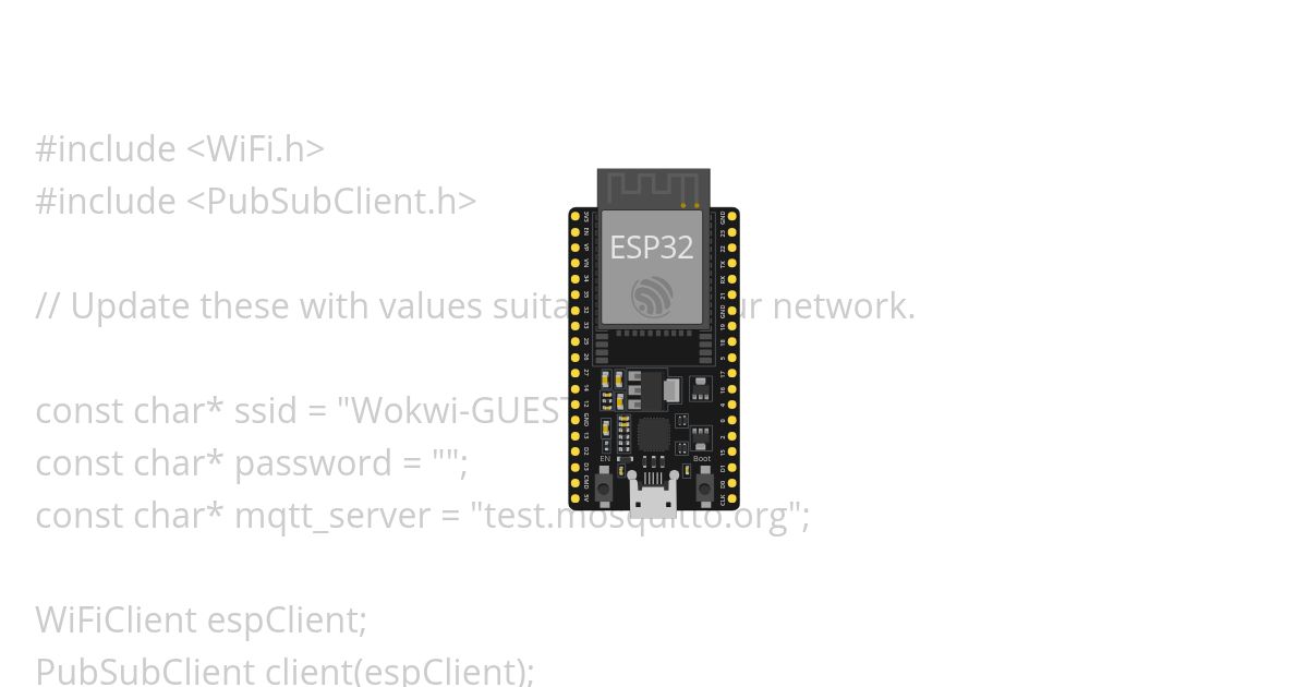 esp32 subscriber simulation