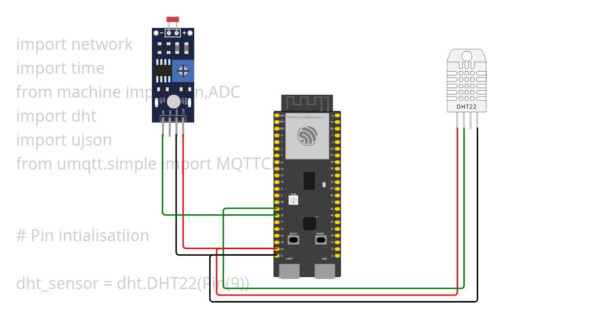 esp32 board development using mqtt protocol simulation