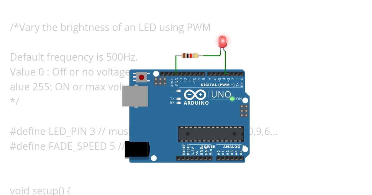 LEE Brightness control simulation