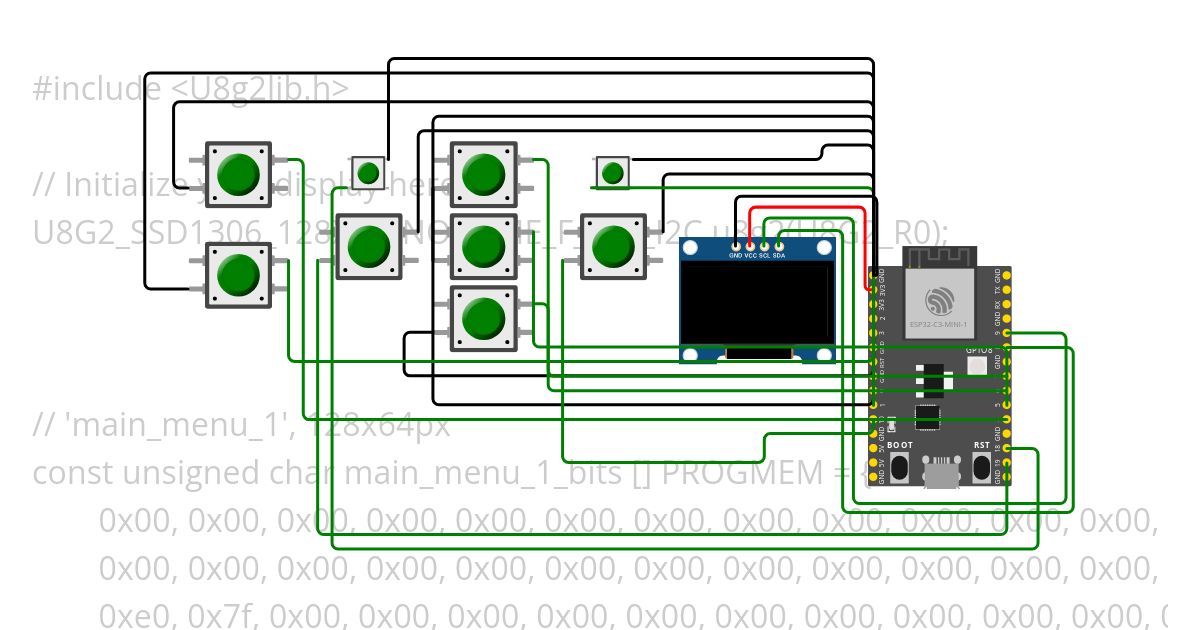 ESP32 Bitcoin Price Tracker Copy simulation