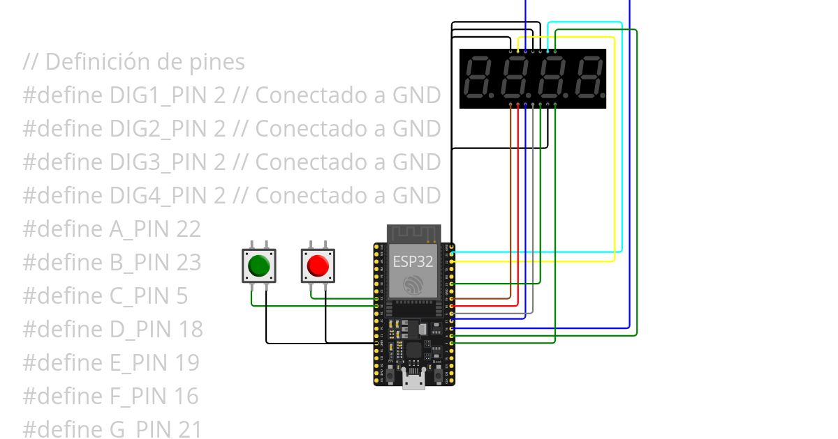 ejemplo 4 display segmento 7 digitos simulation
