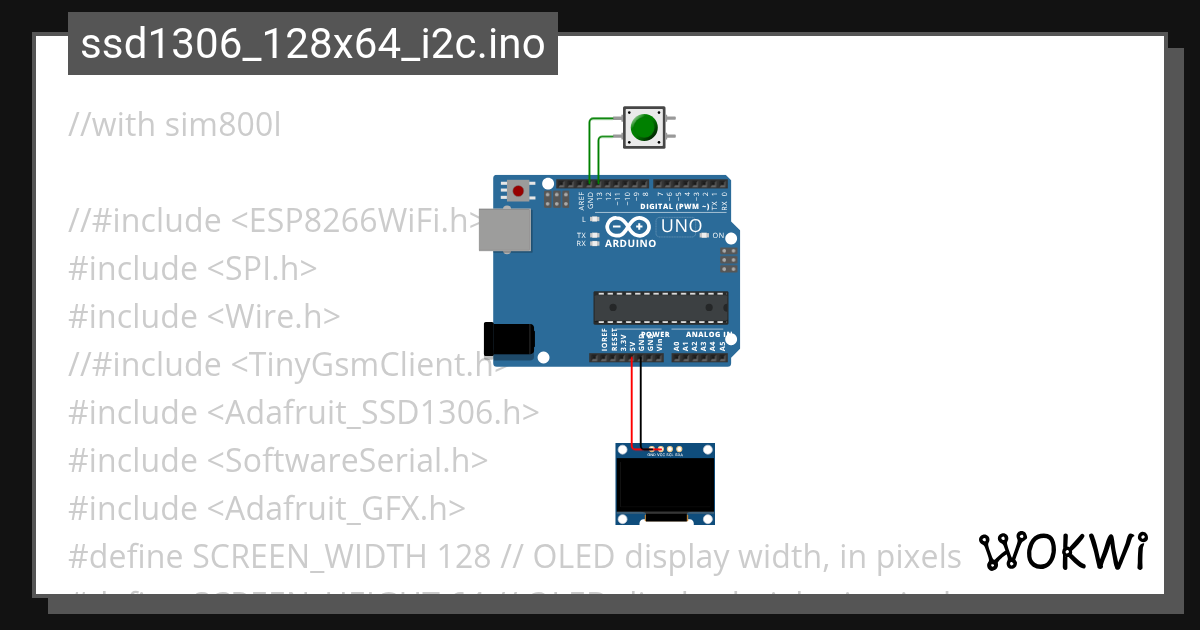 ssd1306_128x64_i2c.ino - Wokwi ESP32, STM32, Arduino Simulator
