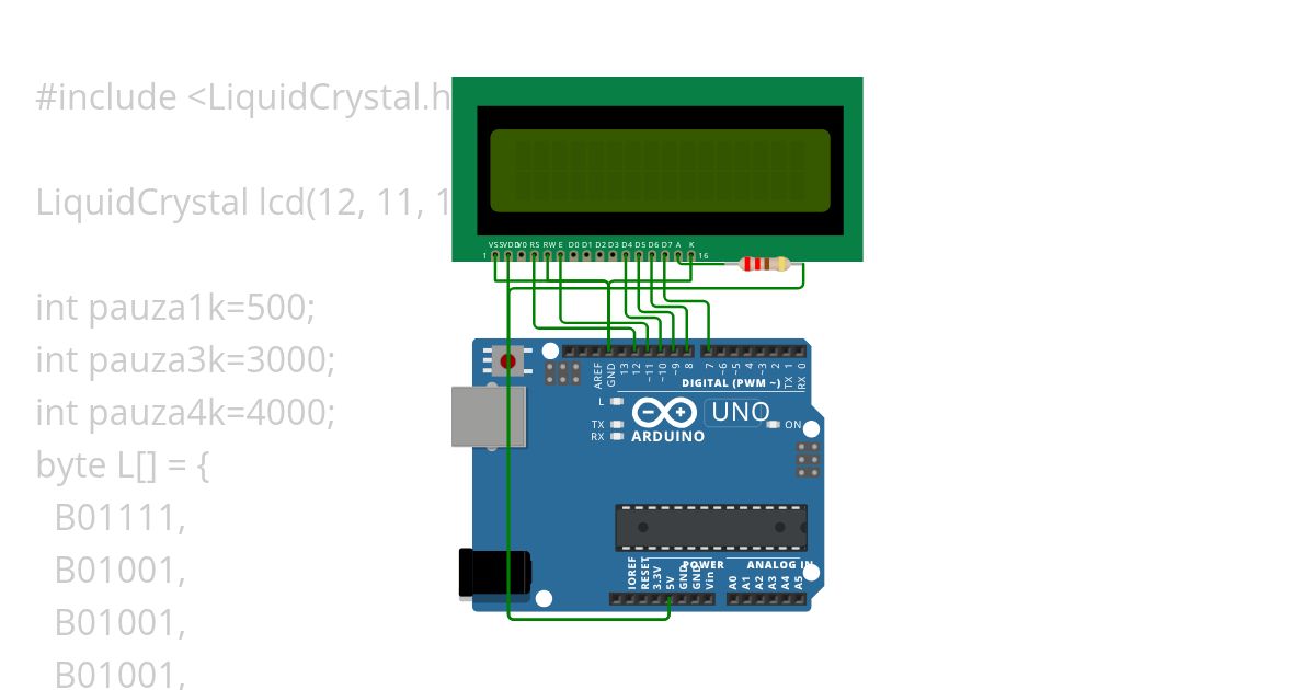 Lazar LCD simulation