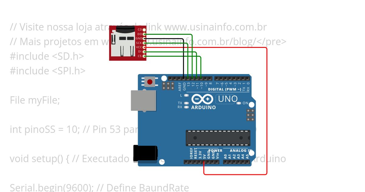 Arduino SD 2 simulation