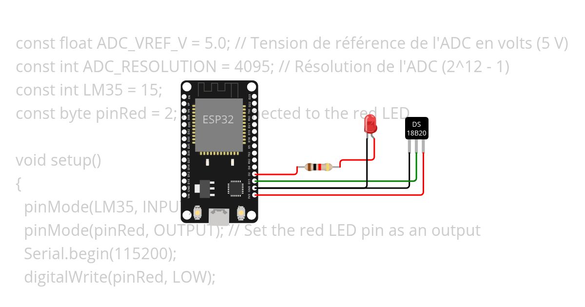 temperature 1 pin simulation