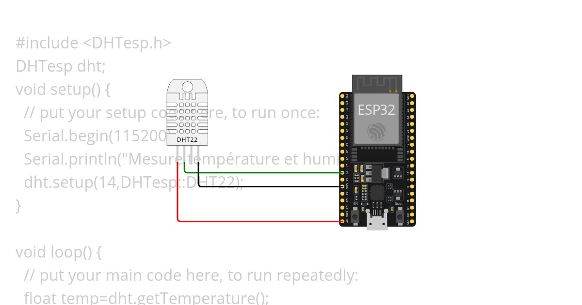 dht22sensor simulation