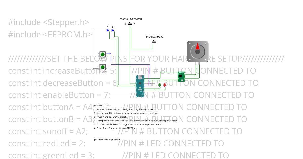 CURTAINS SONOFF AUTO CLOSE NEMA17 EPROM simulation