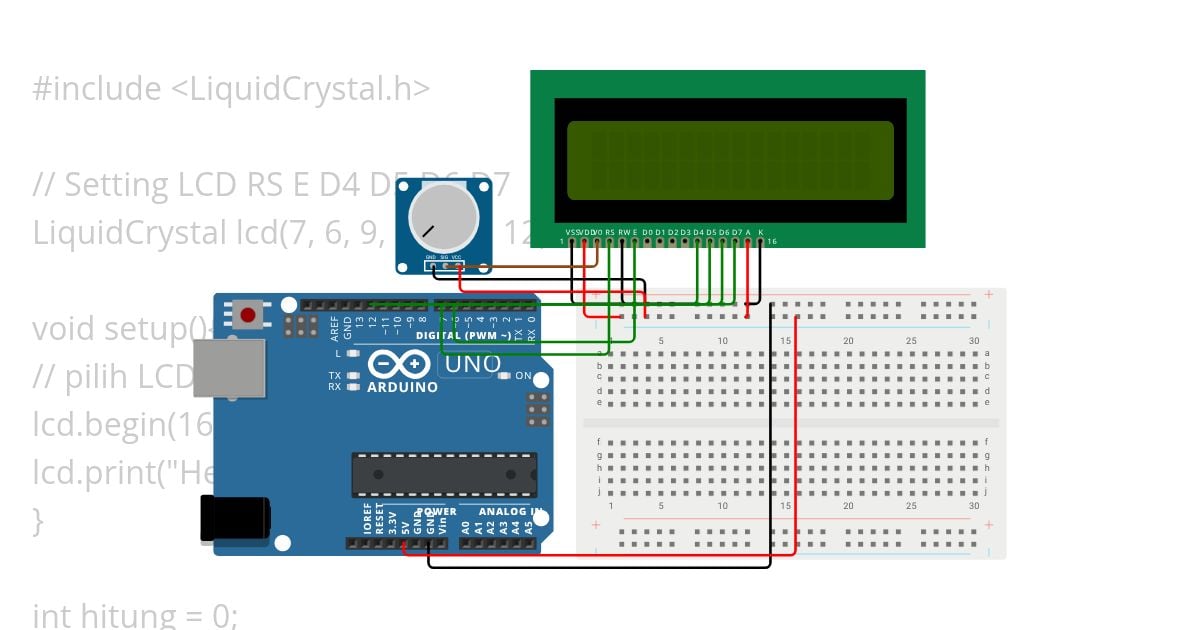 RG LCD simulation