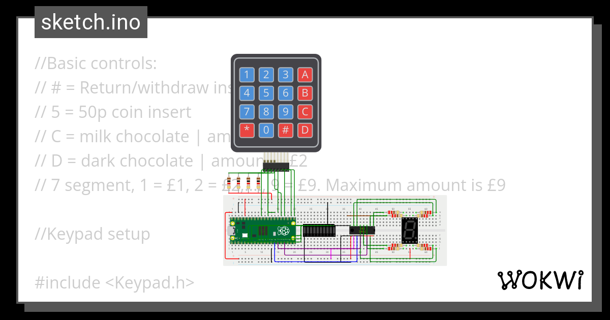 Task61 Vending Machine Wokwi Esp32 Stm32 Arduino Simulator 7434