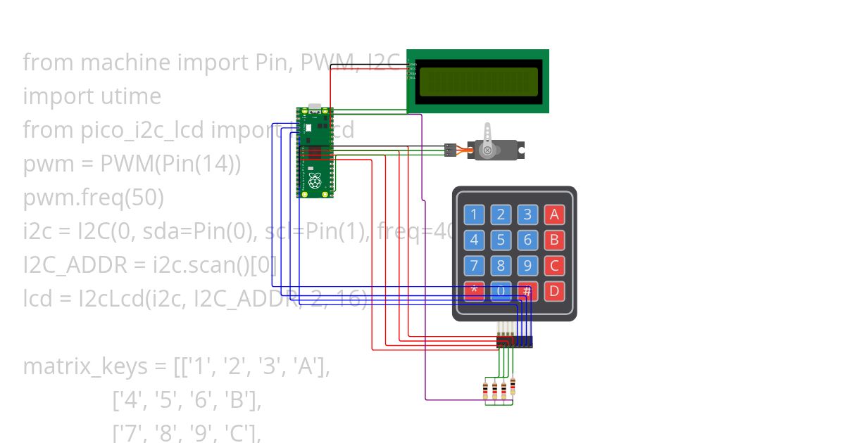Electronic Safe  simulation
