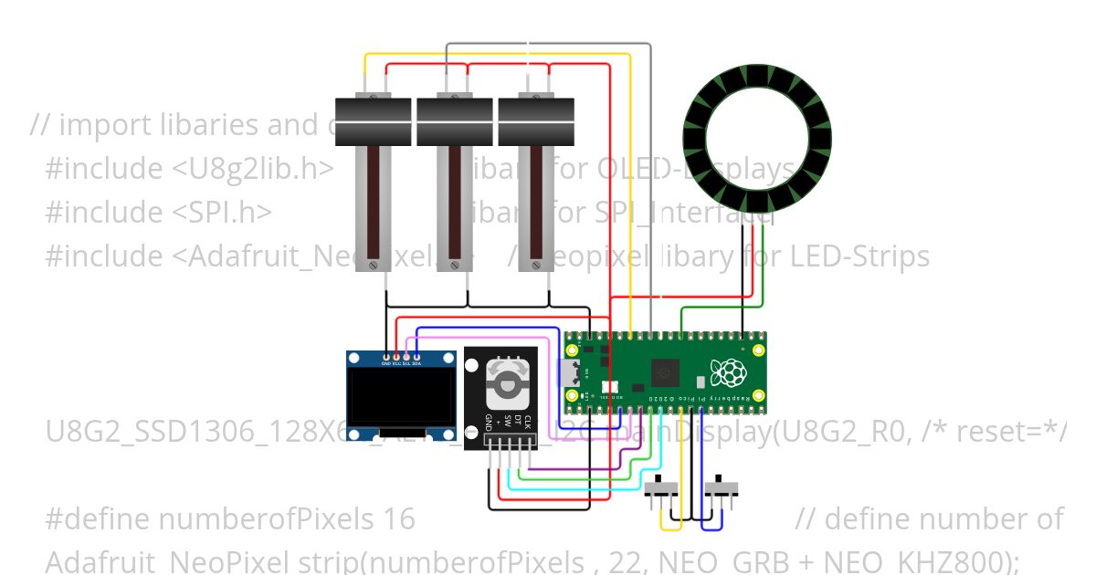 Engine Display simulation
