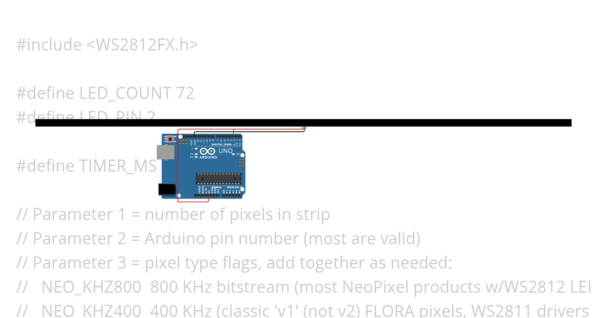WS2812FX Demo simulation