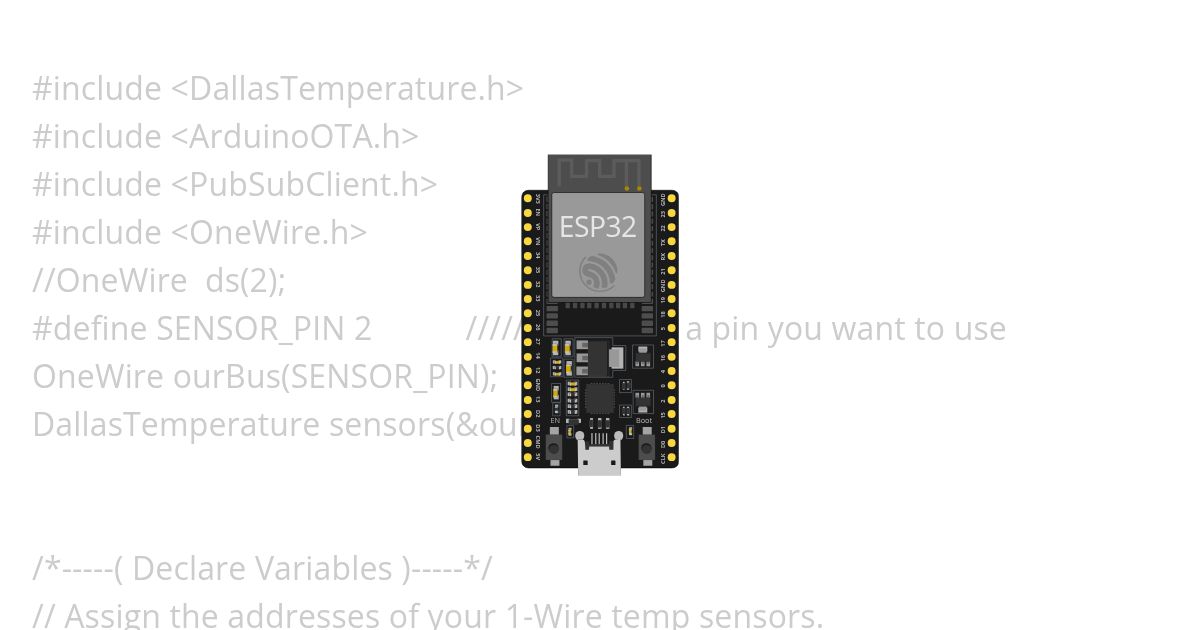 mqtt_onewire_ota simulation