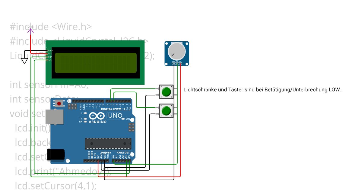 MQ135 LCD simulation