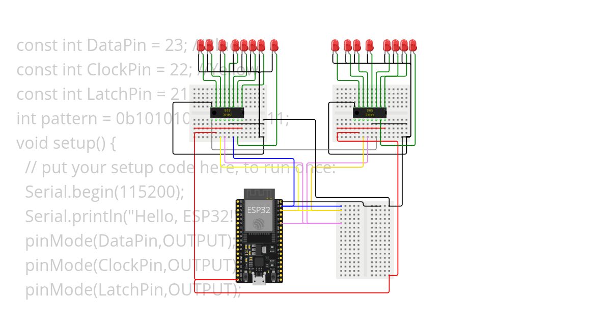 LED_BLINK_Shift_Register simulation