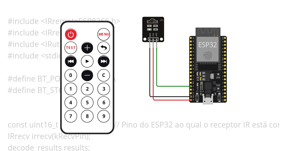 teste IR simulation