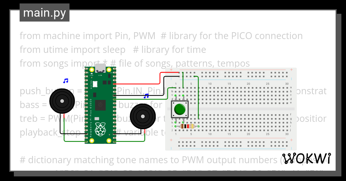 Buzzers Wokwi Esp32 Stm32 Arduino Simulator