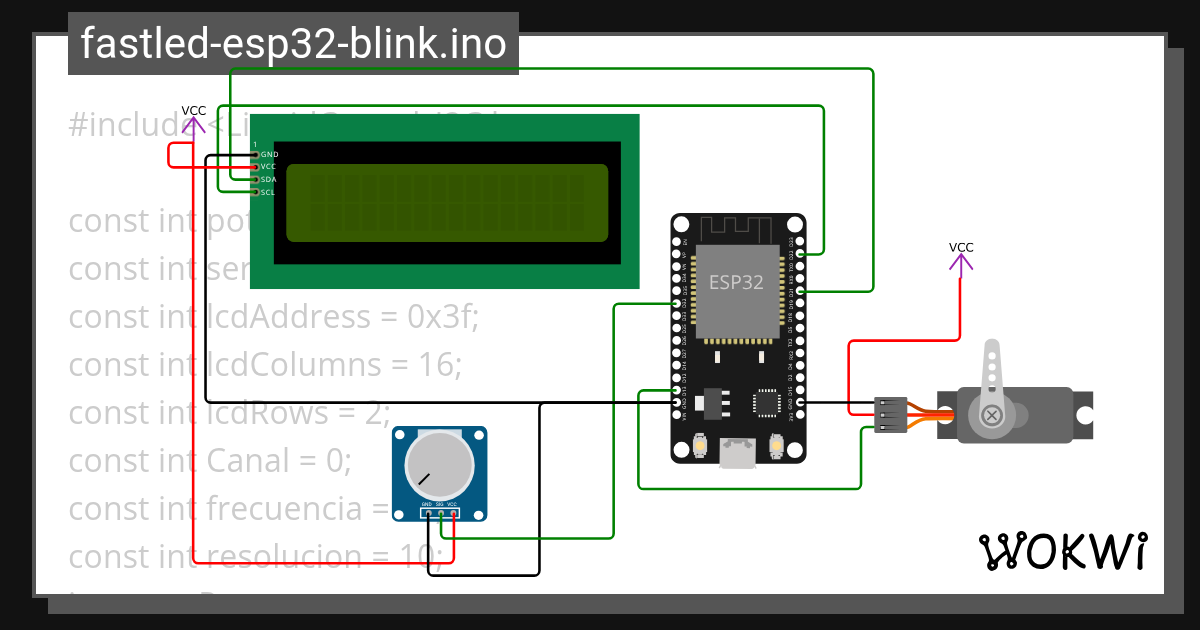 SERVO ESP32 Wokwi ESP32, STM32, Arduino Simulator