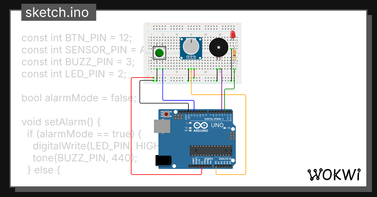 Break_Beam_Alarm - Wokwi ESP32, STM32, Arduino Simulator