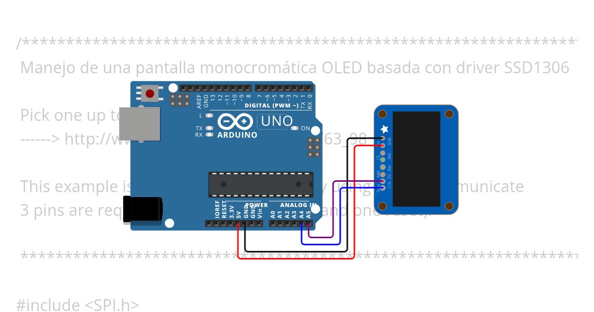 reloj oled simulation