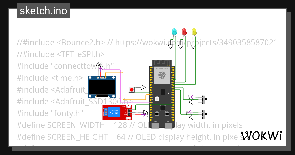 Wokwi - Online ESP32, STM32, Arduino Simulator