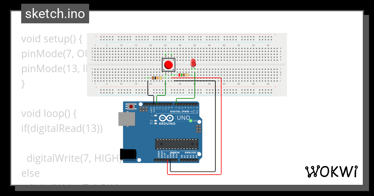 スイッチ 切り替え - Wokwi Esp32, Stm32, Arduino Simulator