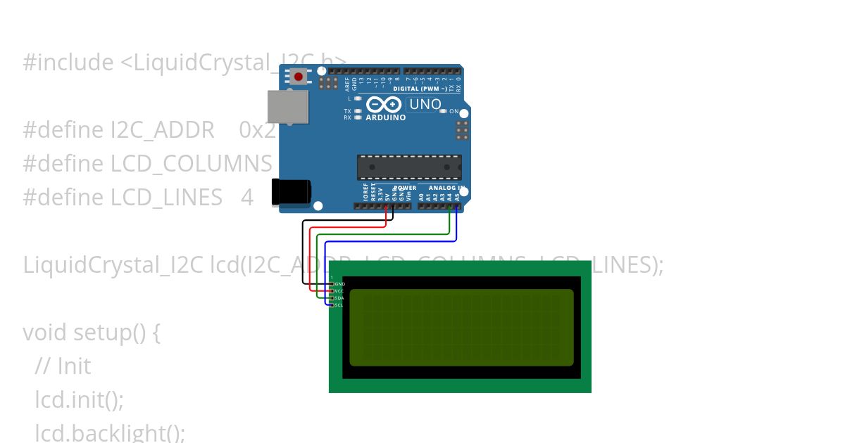11a-LCD 4 Baris simulation