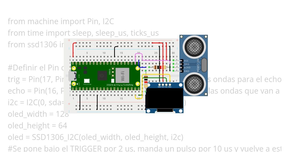 Sensor ultrasonico simulation