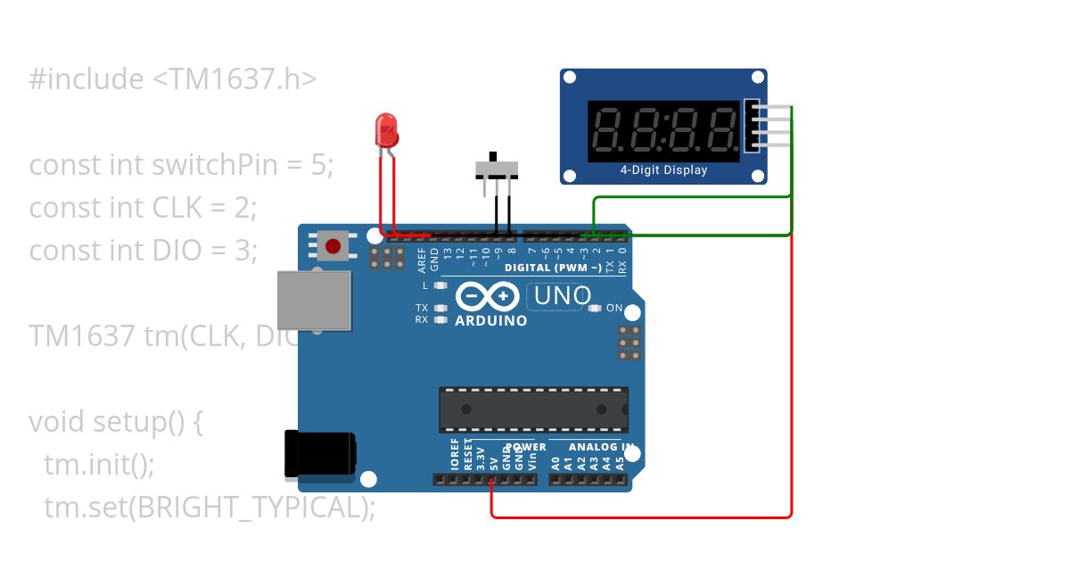 Belajar Switch Arduino simulation