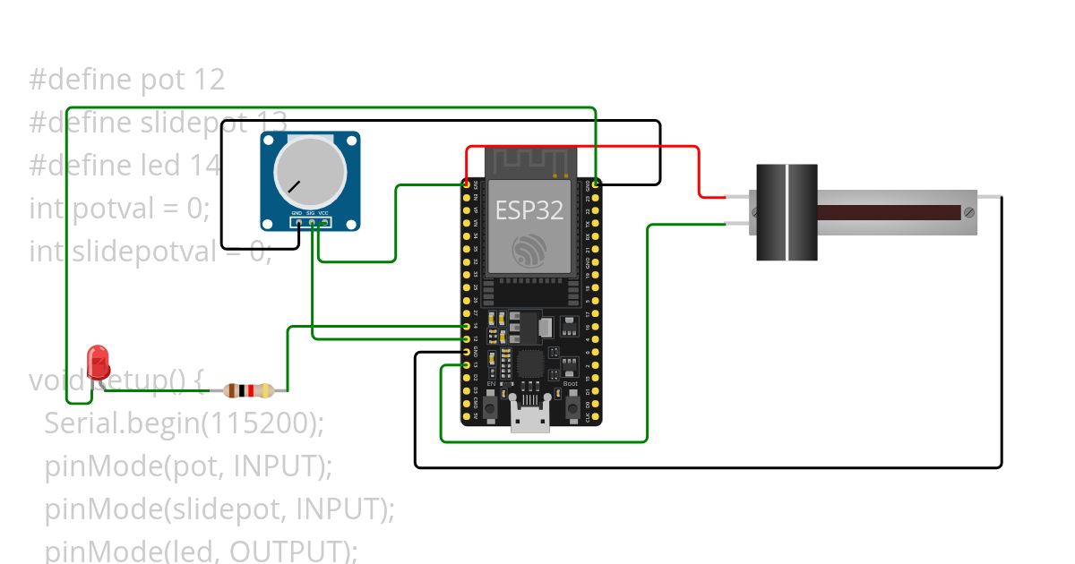 potentiometer simulation