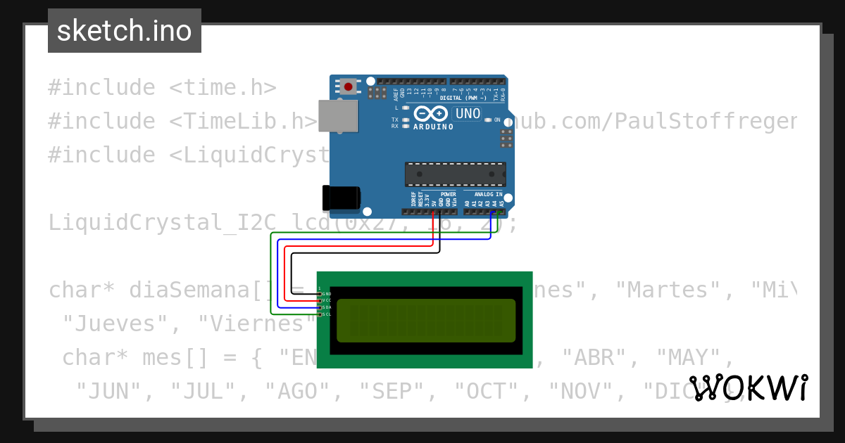 Timelib h wokwi esp32 stm32 arduino simulator