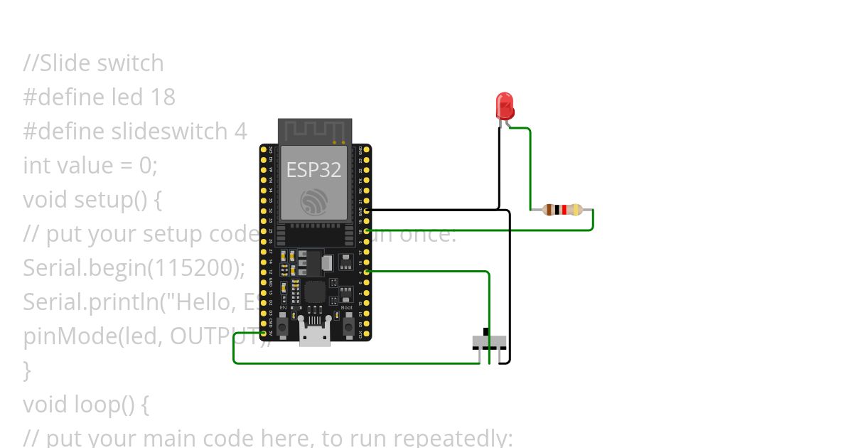 SLIDE SWITCH  simulation