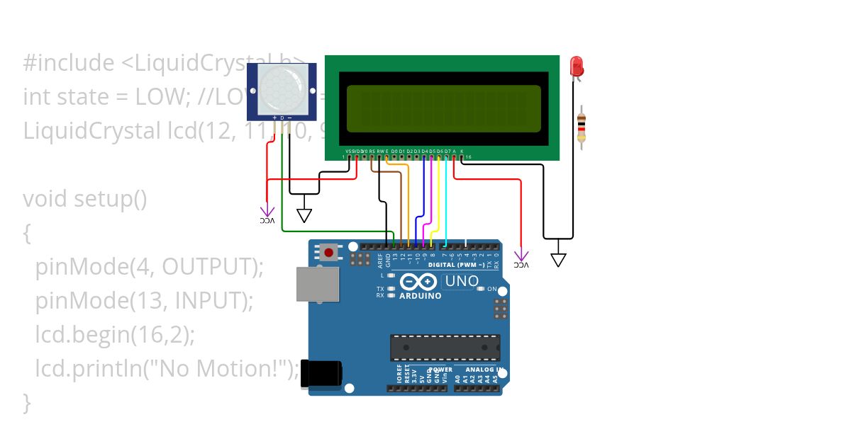 PIR-Motion Sensor 02 simulation