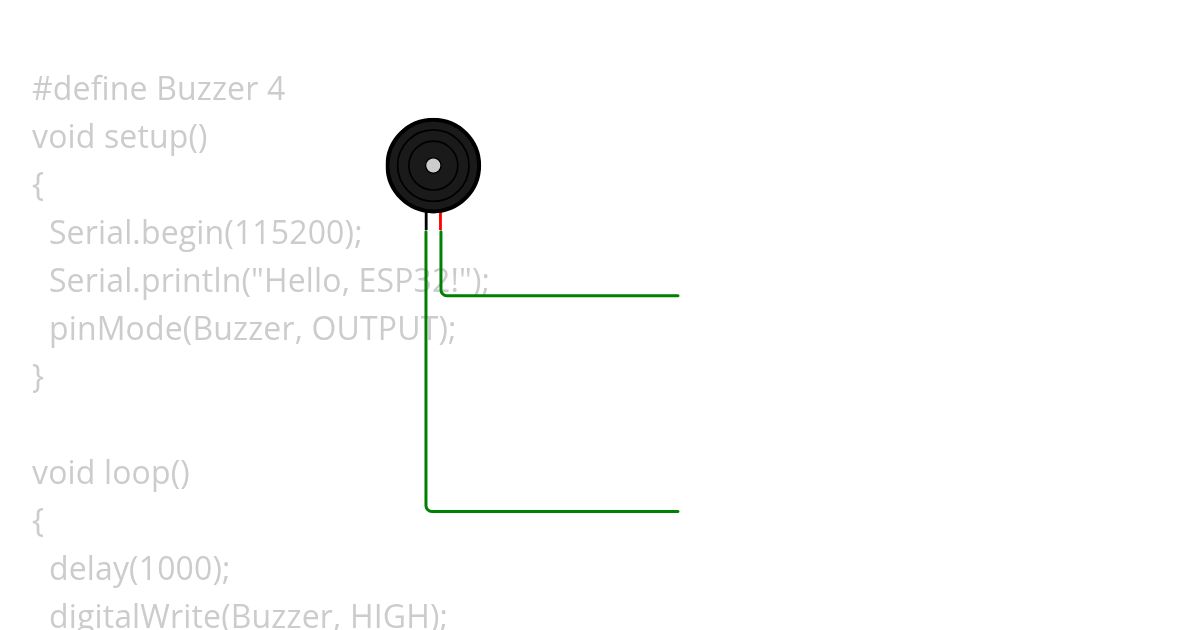 Buzzer simulation