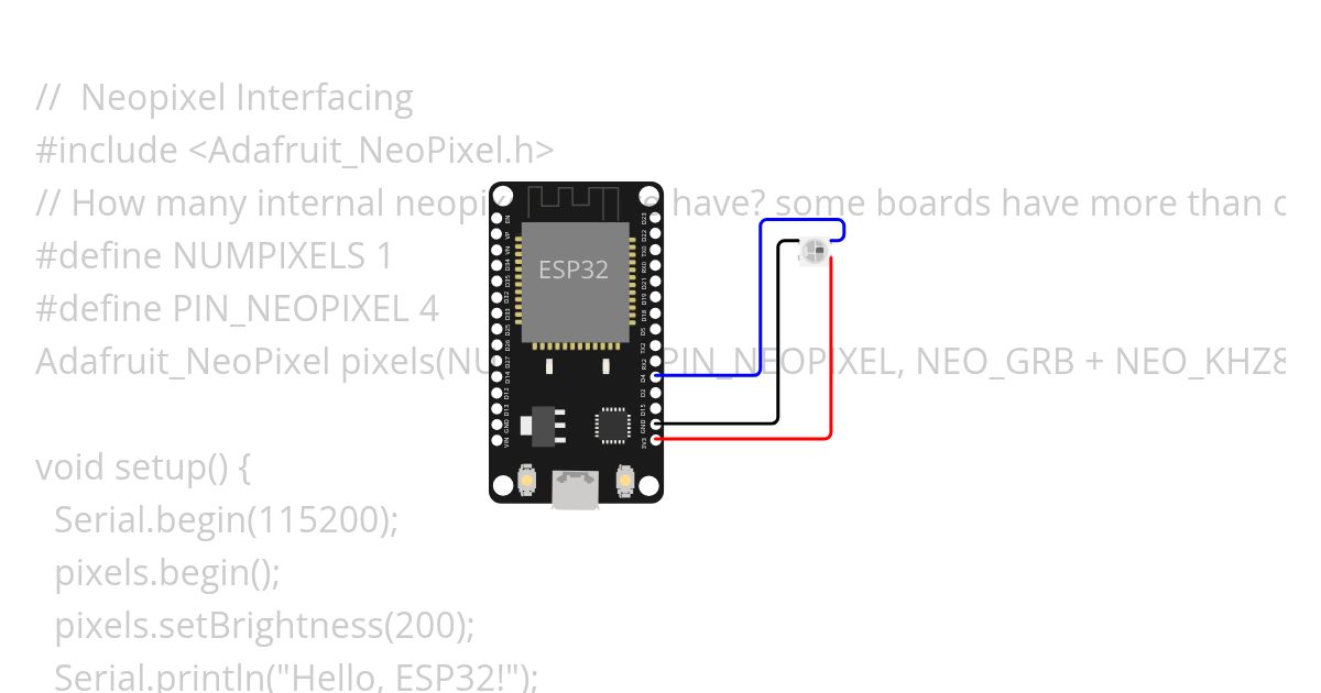 Neo Pixel  simulation