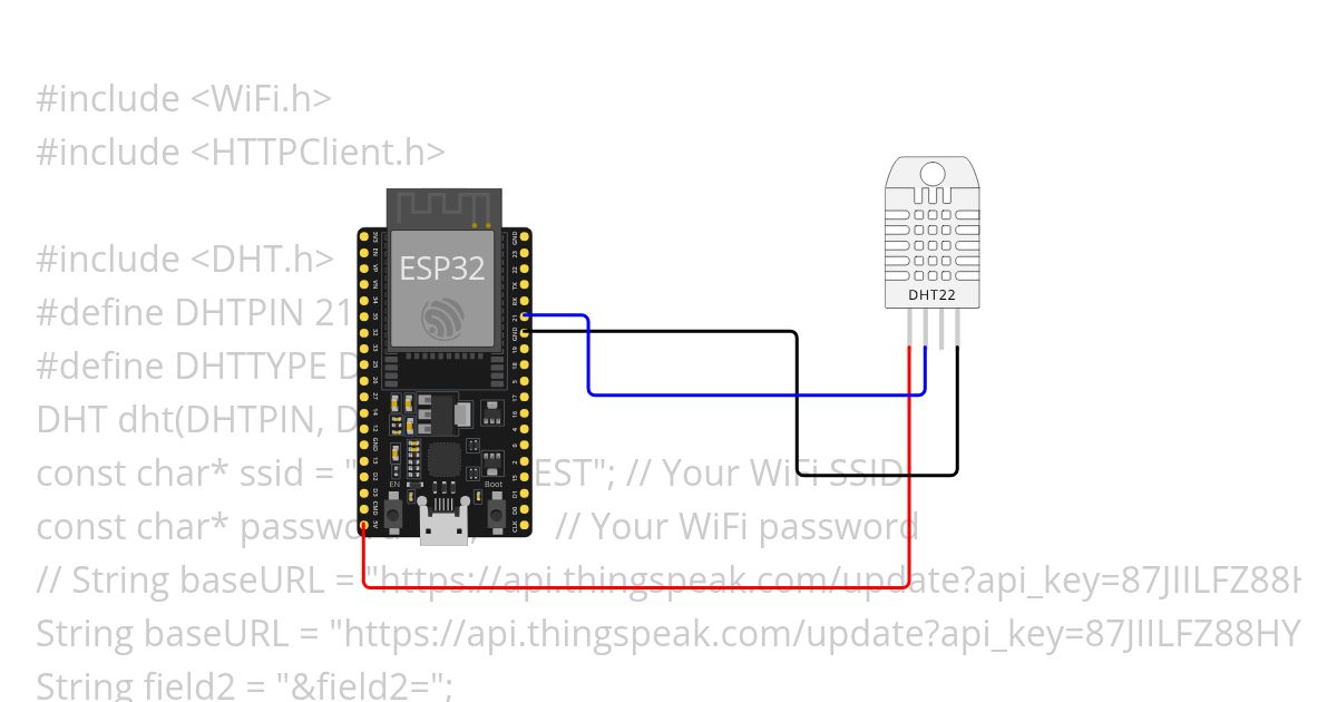 experiment  on wifi esp simulation