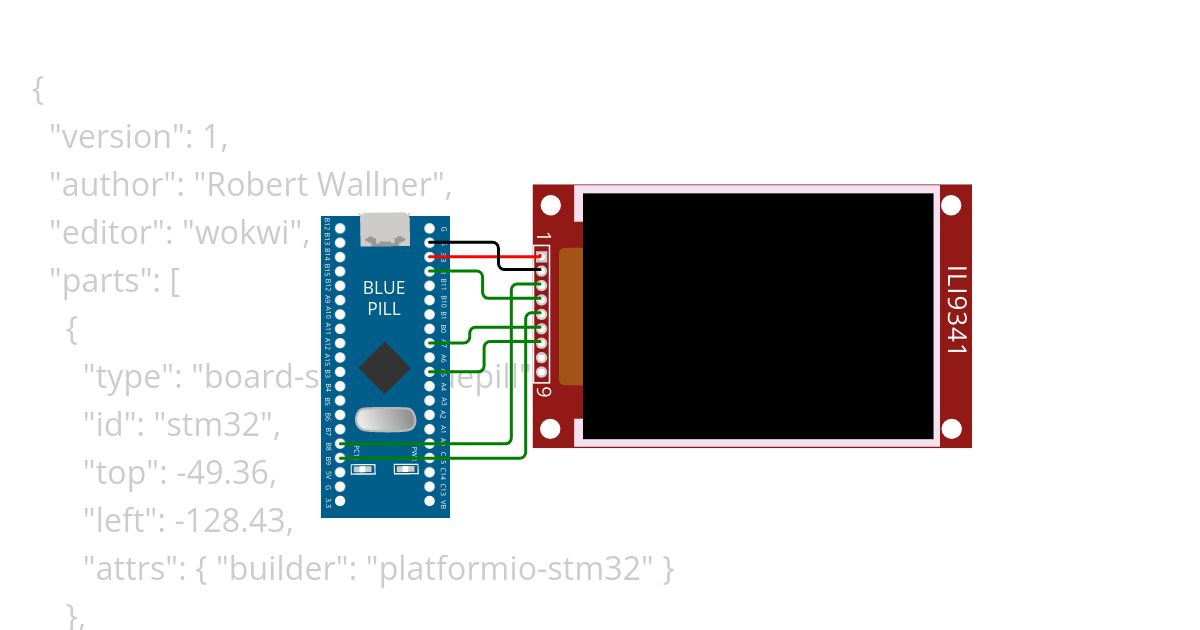 STM32F1 ili simulation