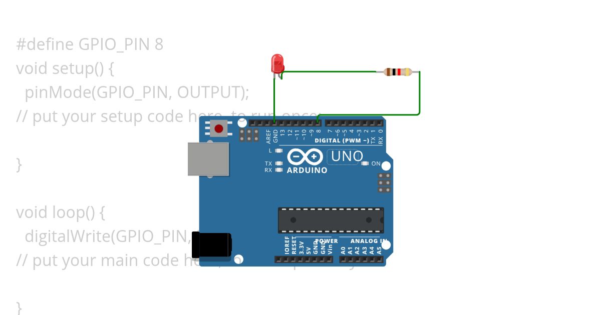 ARDUINO LED simulation