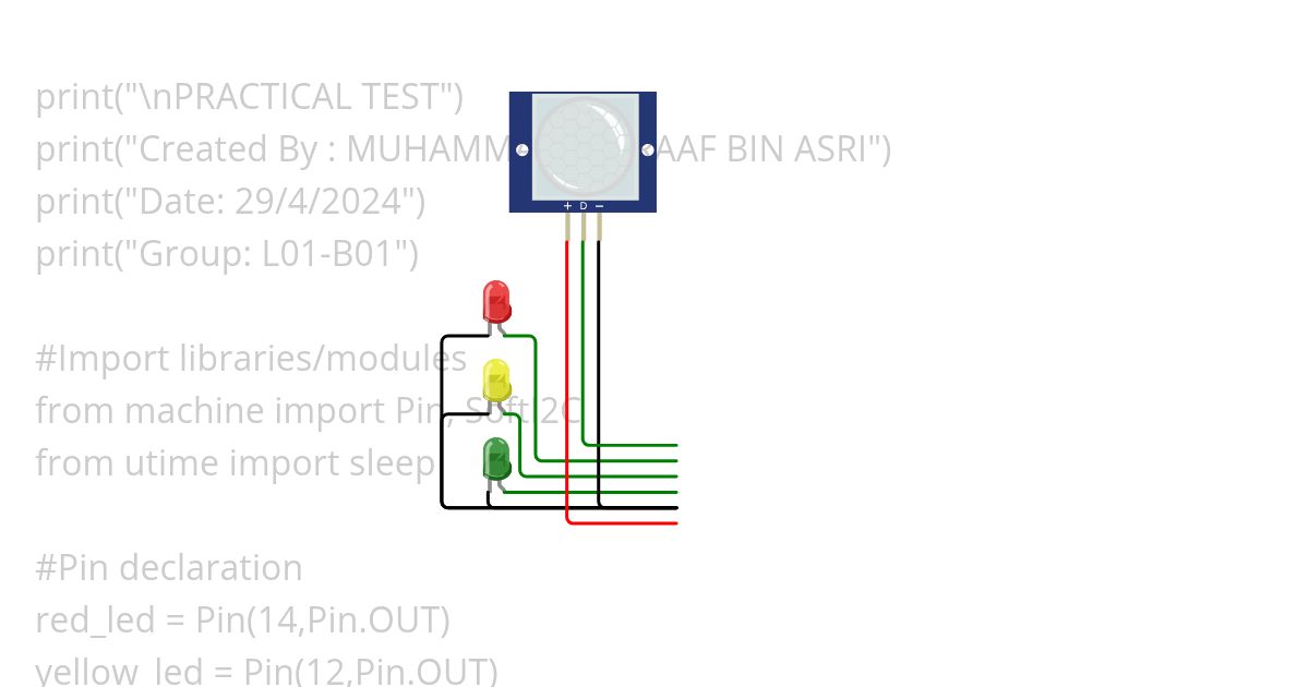 Traffic Control 1 simulation