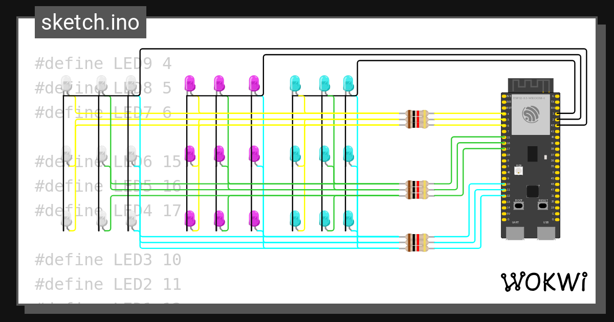 Led cube wokwi copy 2 wokwi esp32 stm32 arduino simulator