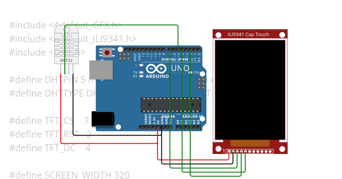 SENSOR CON PANTALLA simulation