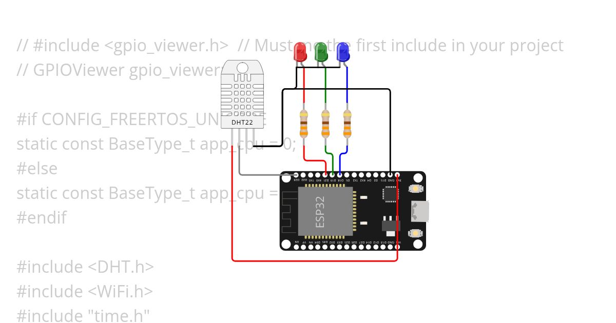 FreeRTOS CreatePinnedCore simulation