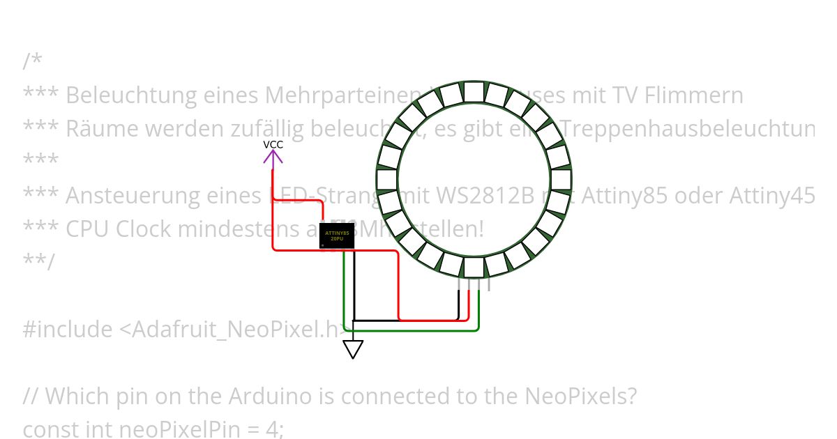 Neopixel_PIR simulation